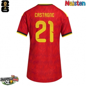 Belgia Timothy Castagne #21 Kotipaita Naisten MM-kisat 2026 Lyhythihainen